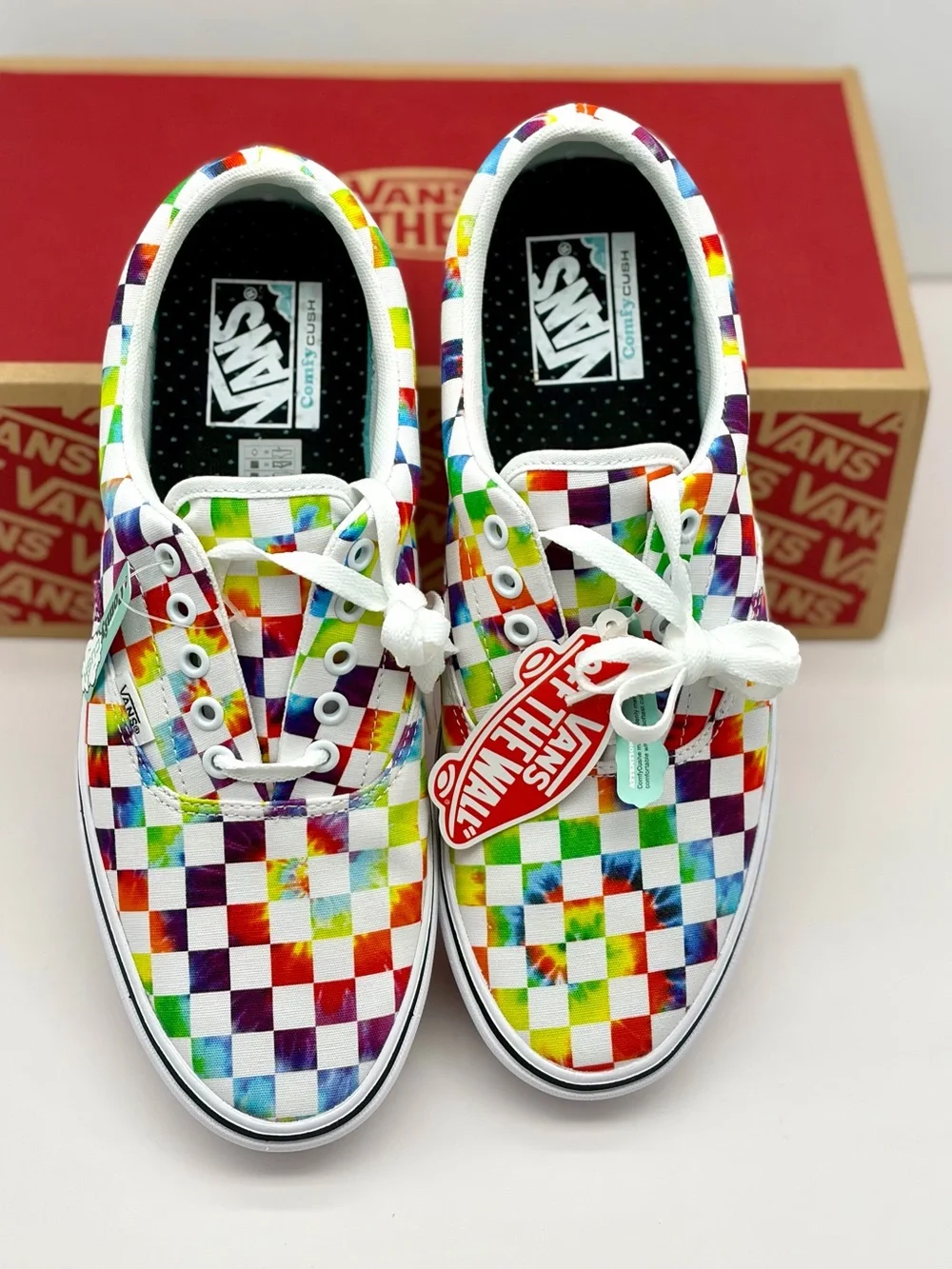 Vans Checkerboard Comfycush Era Low-Top Sneakers in Multicolor Men’s 10